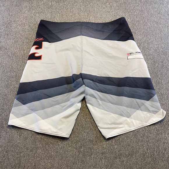 Billabong‎ Platinum X Board Shorts Swim Trunks Striped Beach Surf Size 38 - Picture 8 of 9
